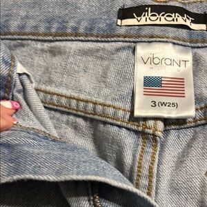 Vibrant Women's Denim Jeans in Light Blue